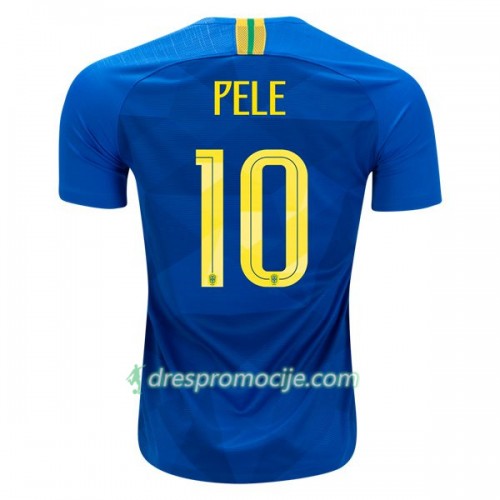 Brazil Dres Pele 10 Gostujući Svjetsko prvenstvo 2018 Brazil Dres Pele 10 Gostujući Svjetsko prvenstvo 2018